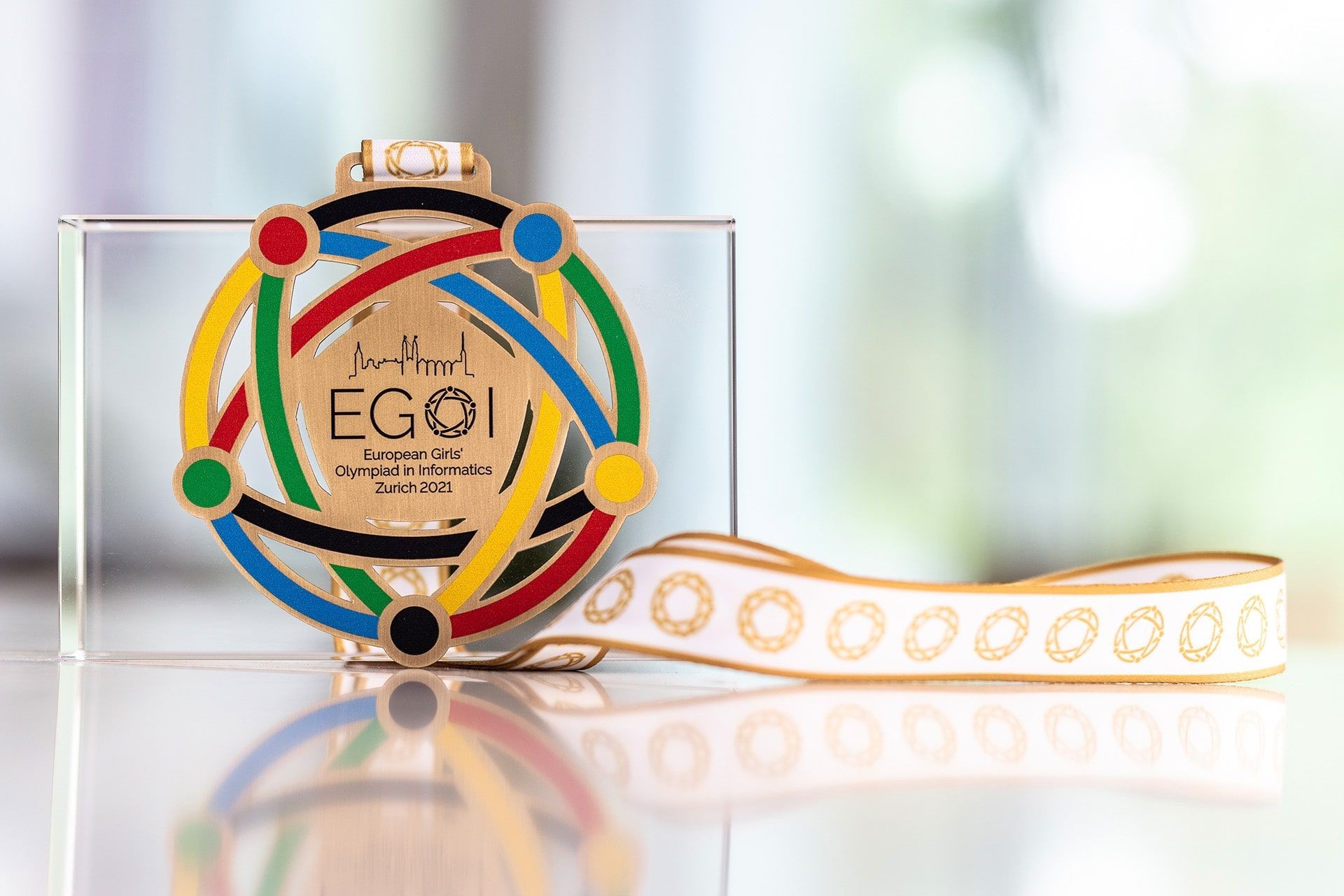 statuetka metal EGOI medal glasso